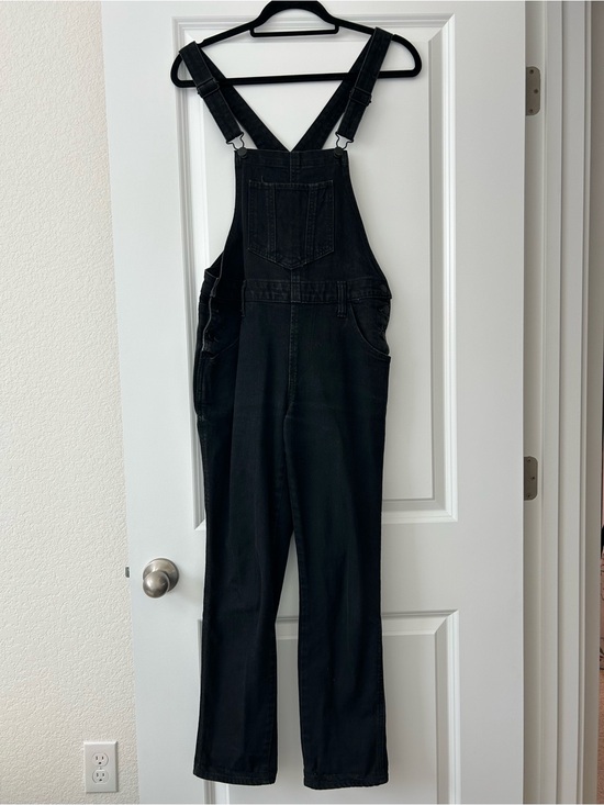 Old Navy Denim - Old Navy Black Denim Women's Overalls - Straight Leg